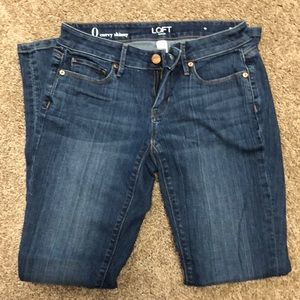 Loft jeans size O curvy skinny